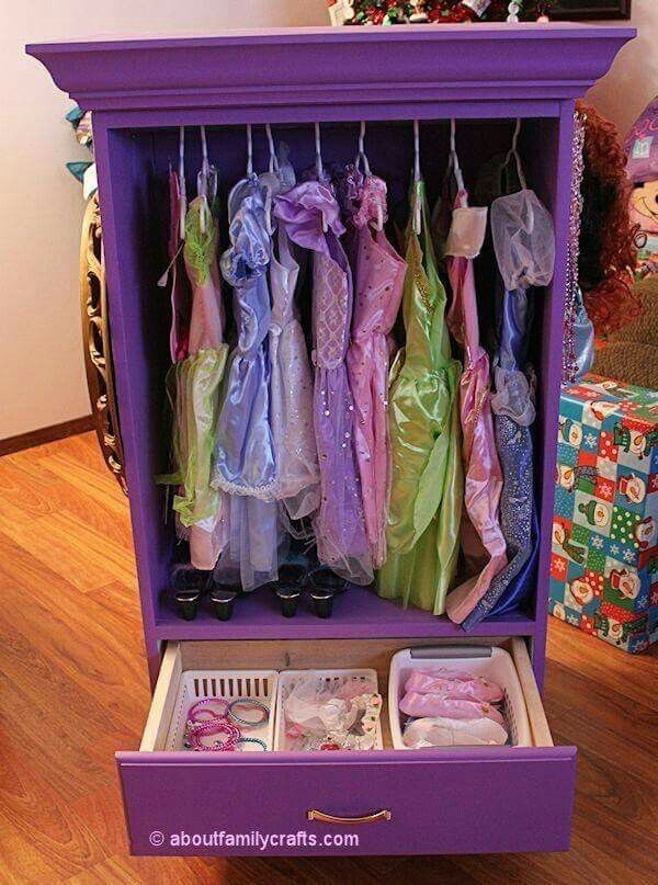 girls wardrobe with mirror