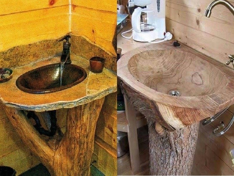 rustic galvanized bathroom sink