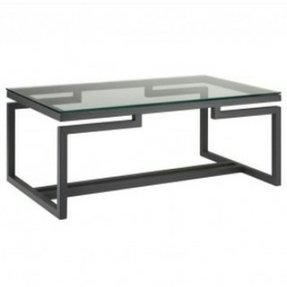 Glass Top Coffee Table With Metal Base - Foter