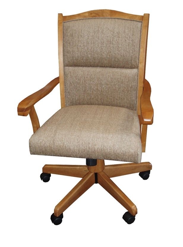 Gs ch106f04c casual home dining chair with casters
