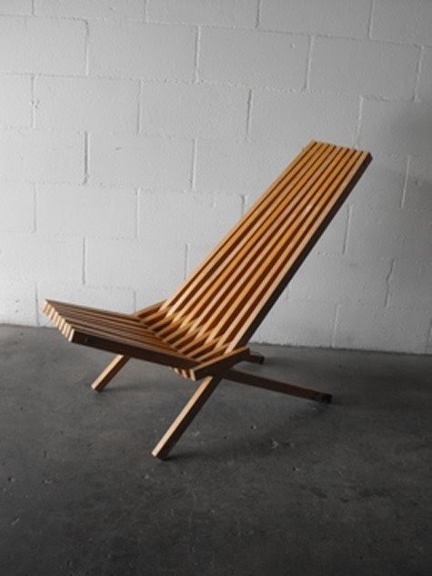 How to make a wooden beach chair
