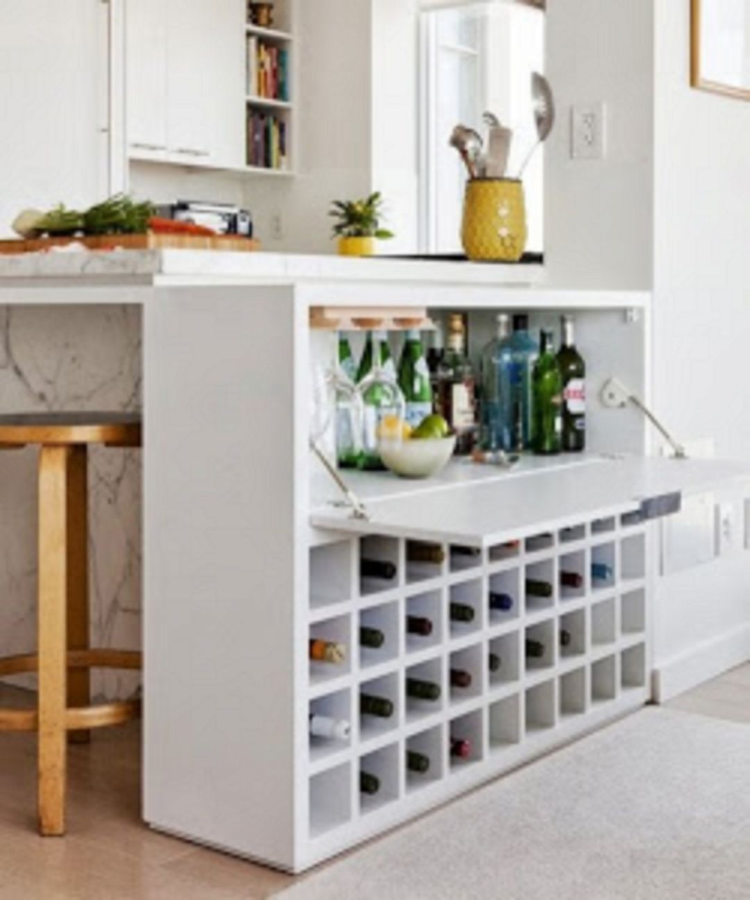 Kitchen Island With Wine Rack Ideas On Foter   Kitchen Island With Wine Rack 1 