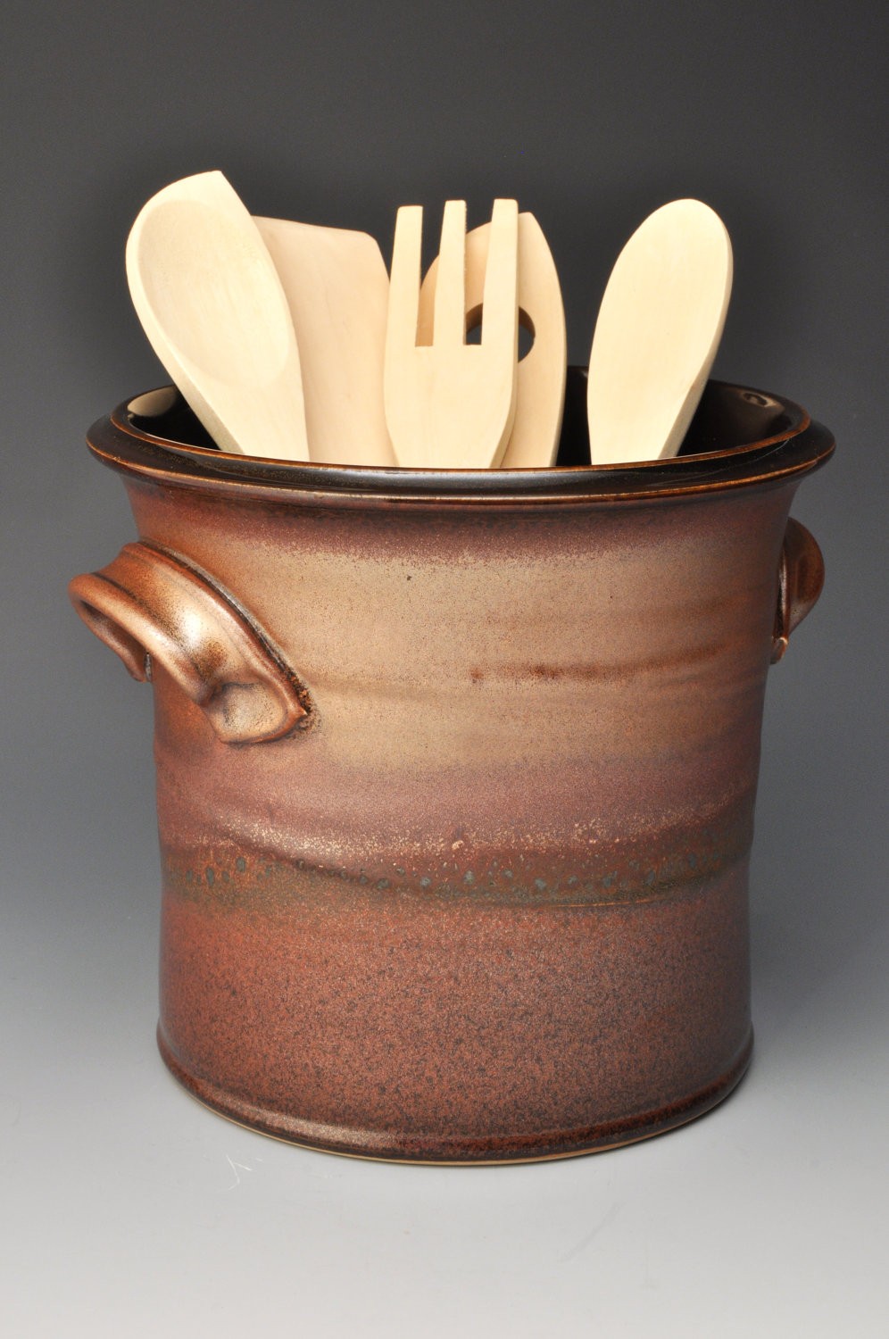 utensils holder pottery pot handmade utensils holder pottery utensils holder cultery dryer Ceramic utensils holder green kitchenware