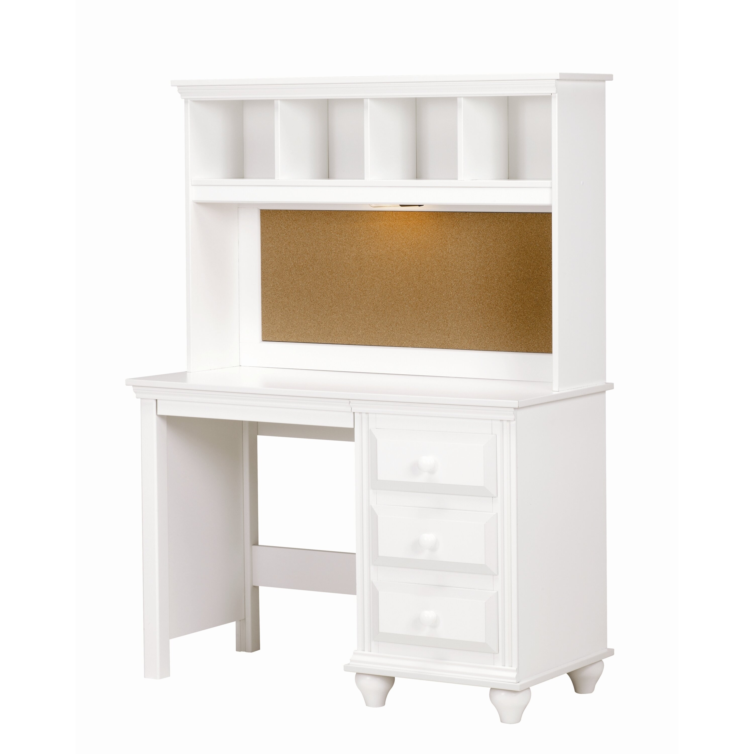 Lang furniture madison desk hutch with light 12 by 45