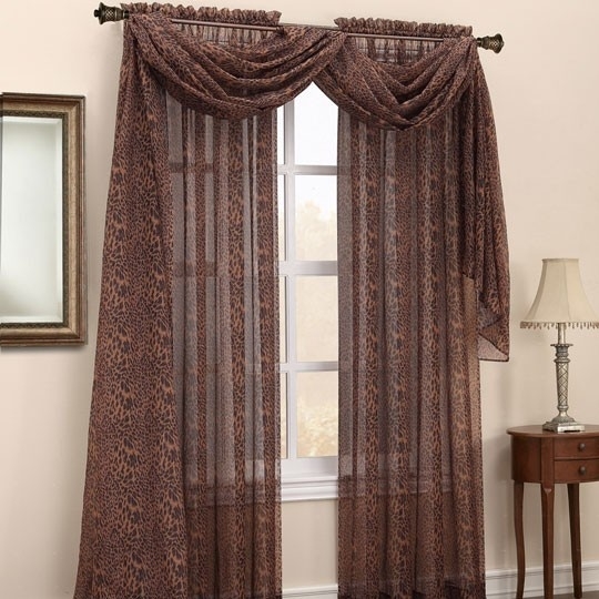 Leopard Sheer Curtains