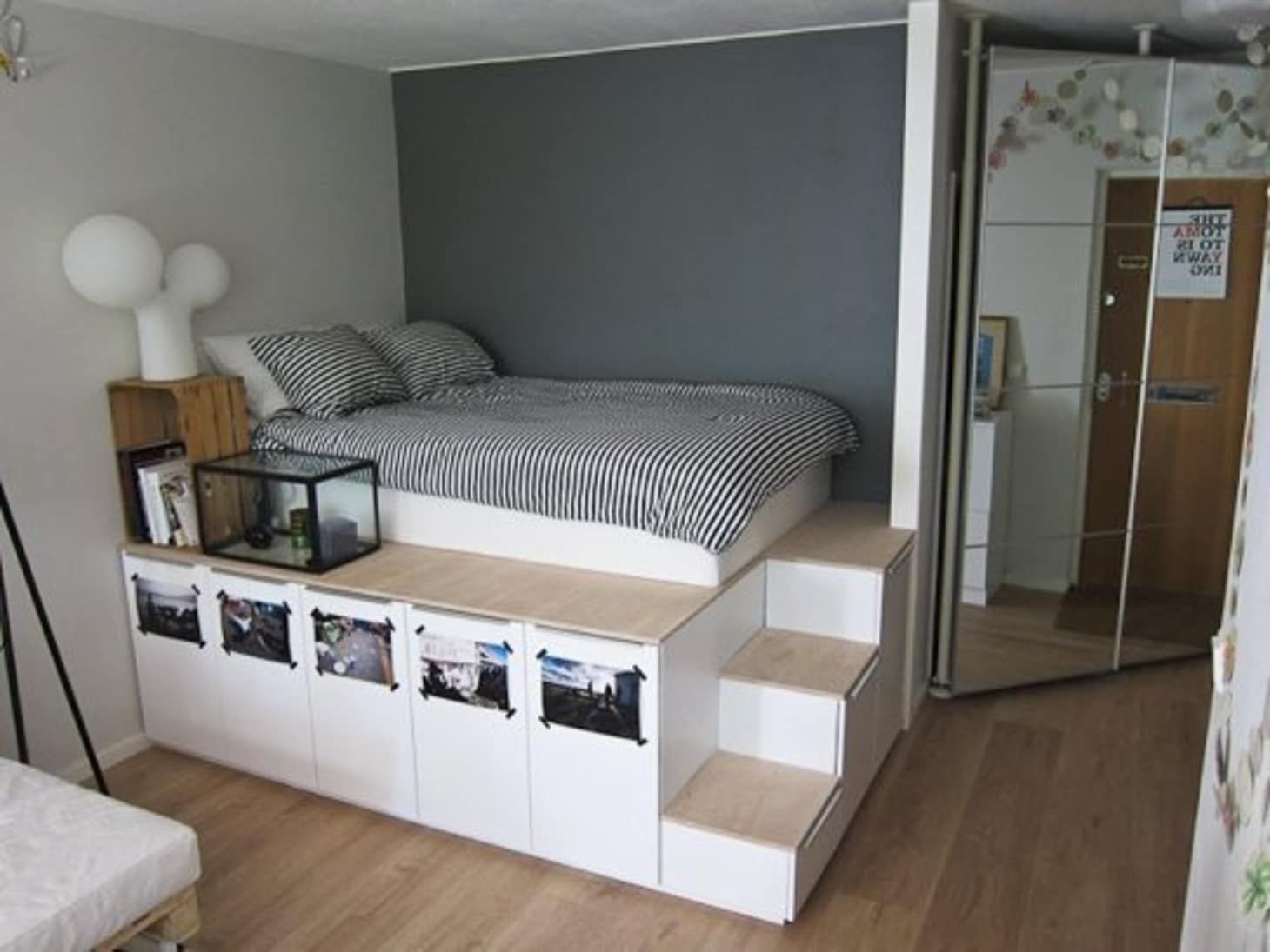 loft bed with bed underneath