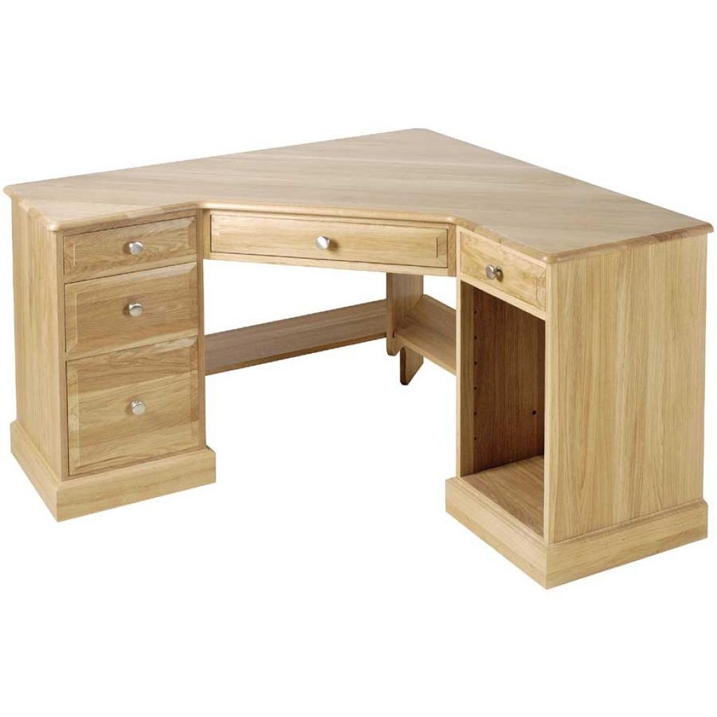 Harewood Oak Corner Computer Desk by House Of Oak