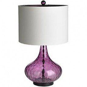 Purple bedside lamp