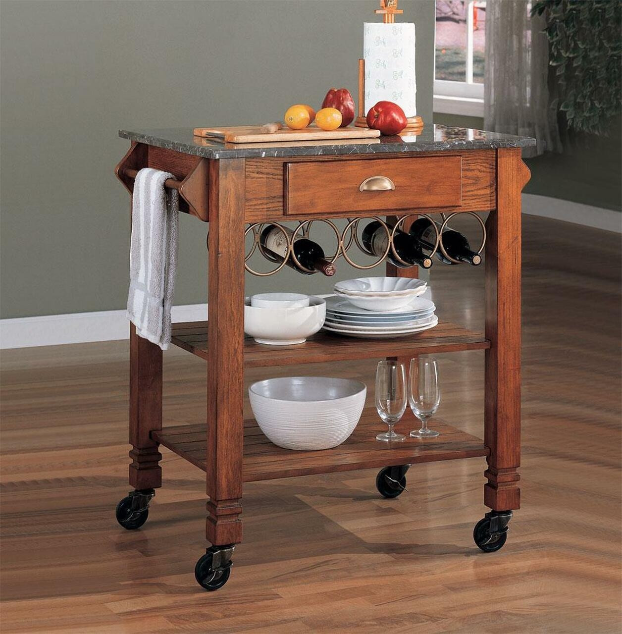 Kitchen Island With Cutting Board Top - Foter