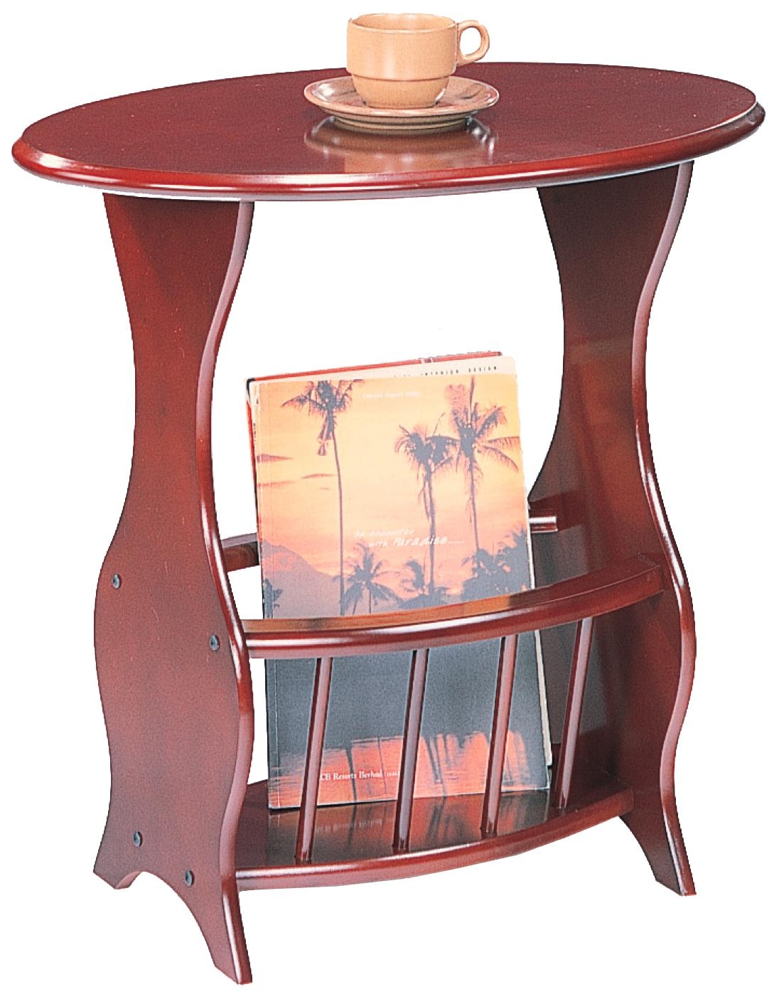 Side table with magazine rack 3