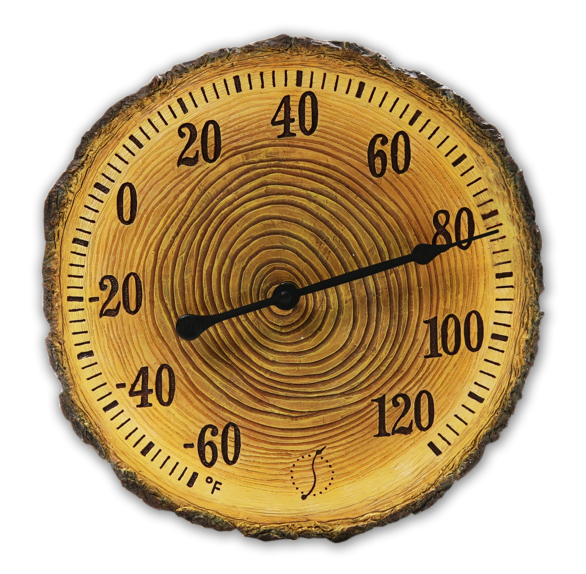 Springfield Precision Instruments Tree Trunk Cross Section Thermometer