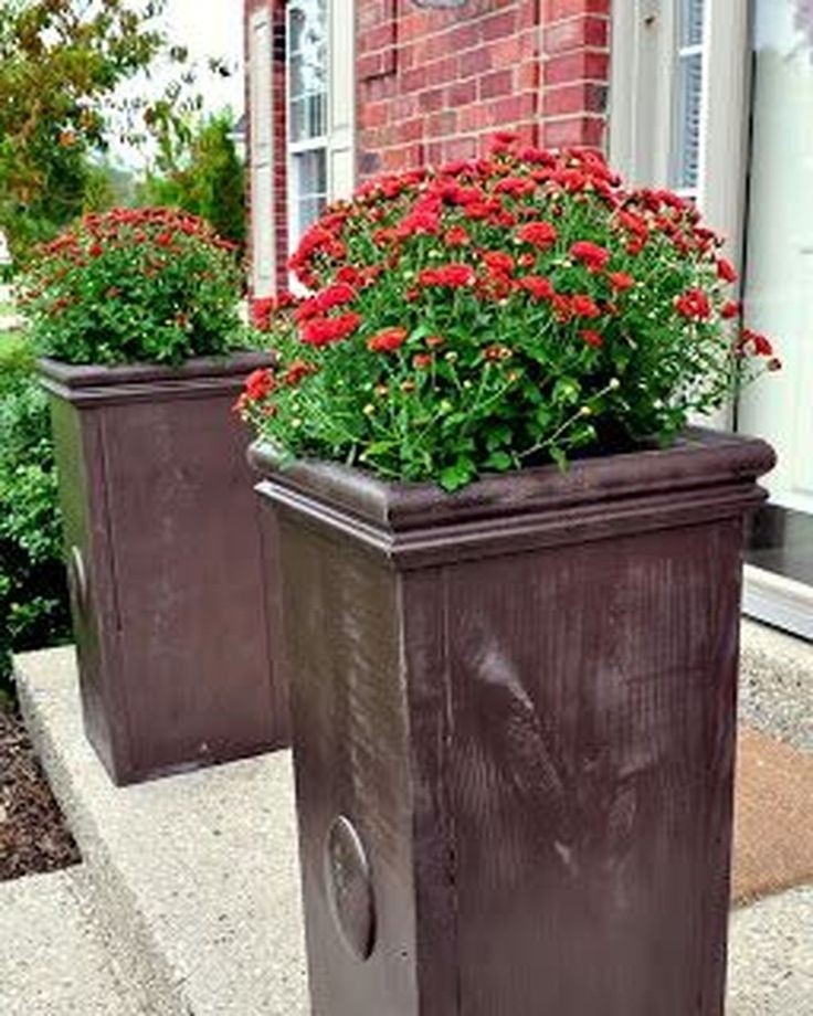 Tall flower pots