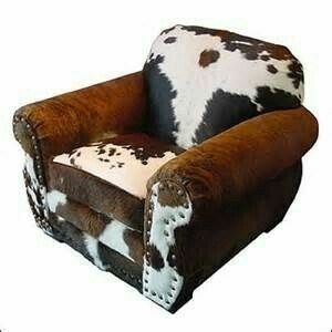 What a great value this cowhide and leather chair and