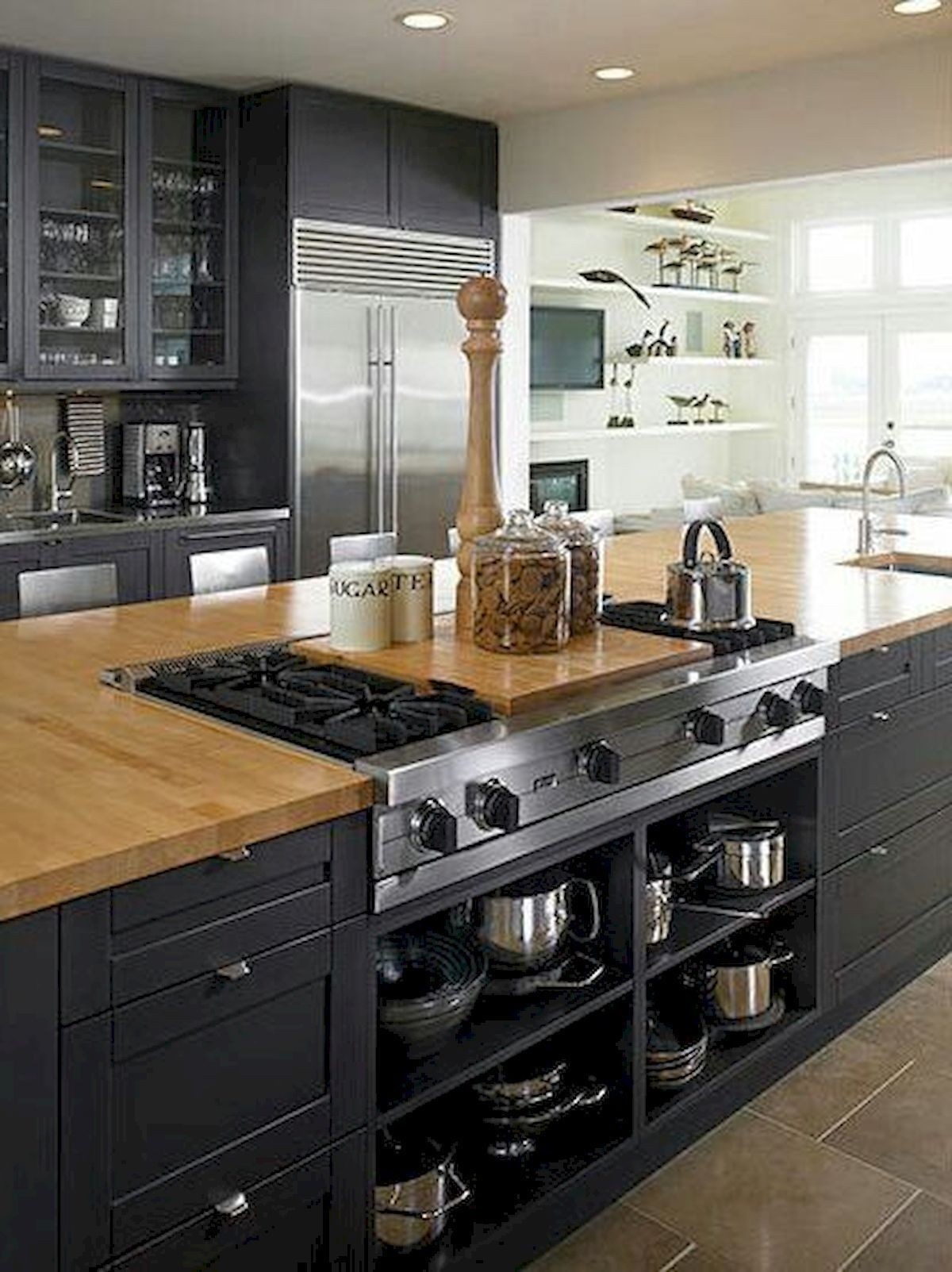 kitchen island with butcher block ideas on foter to seat 4