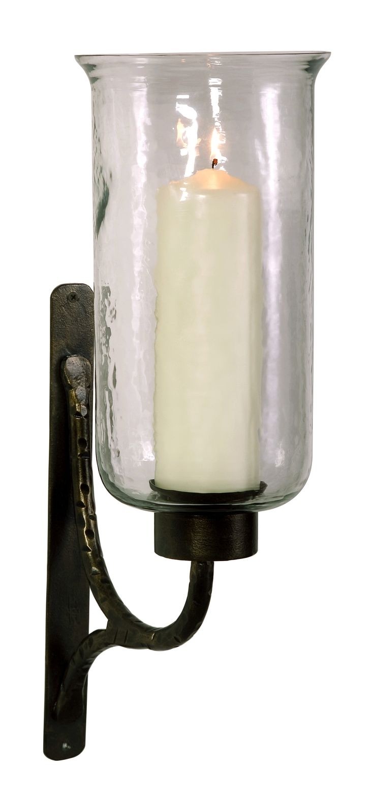 Wrought Iron Candle Sconce Small