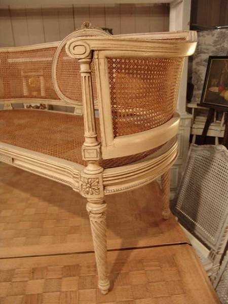 Antique cane furniture 6