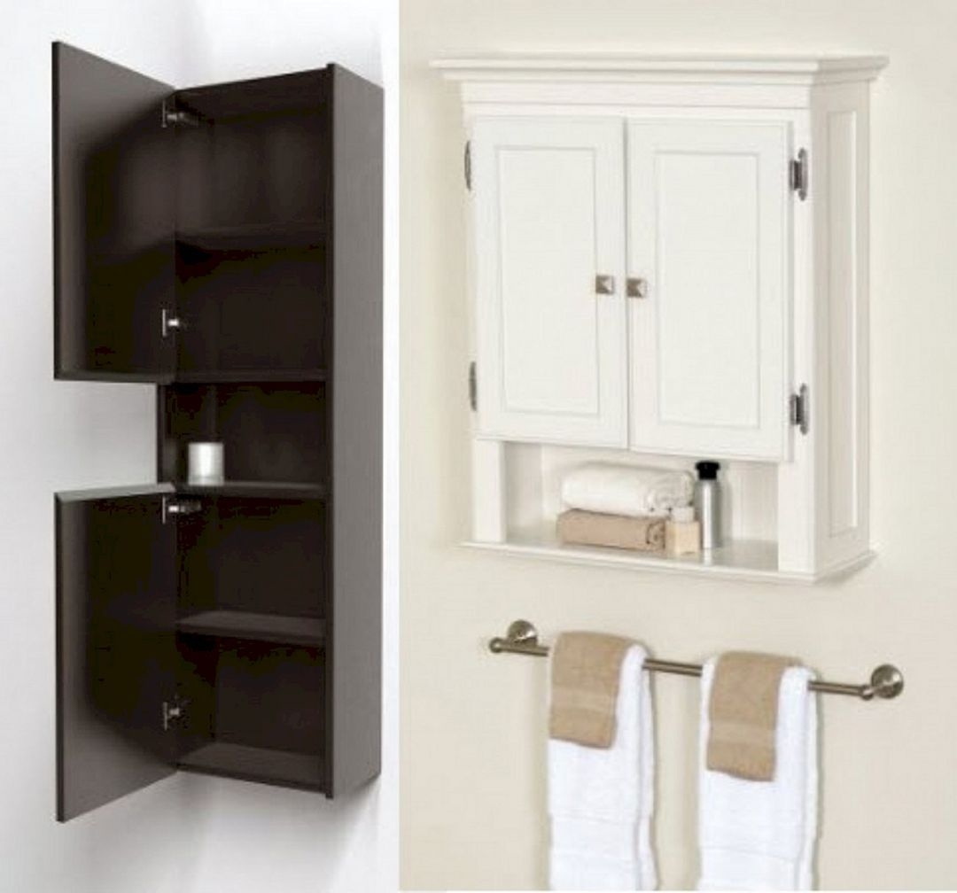 wall mounted bathroom shelf unit