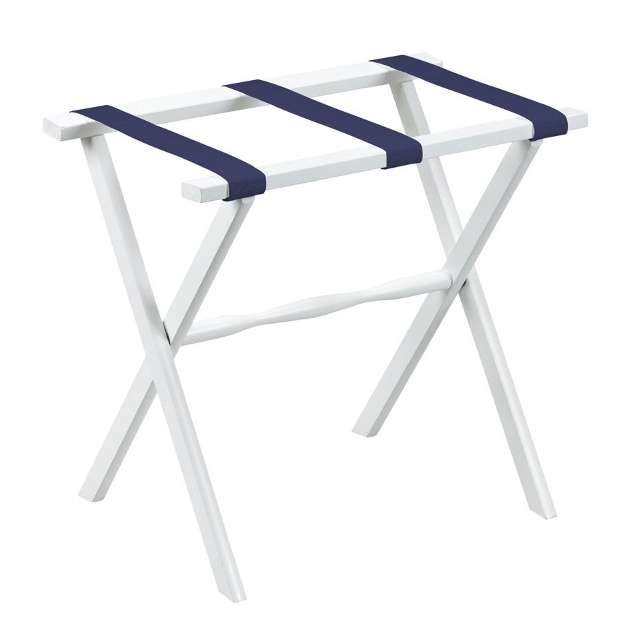Be our guest marden luggage rack in white