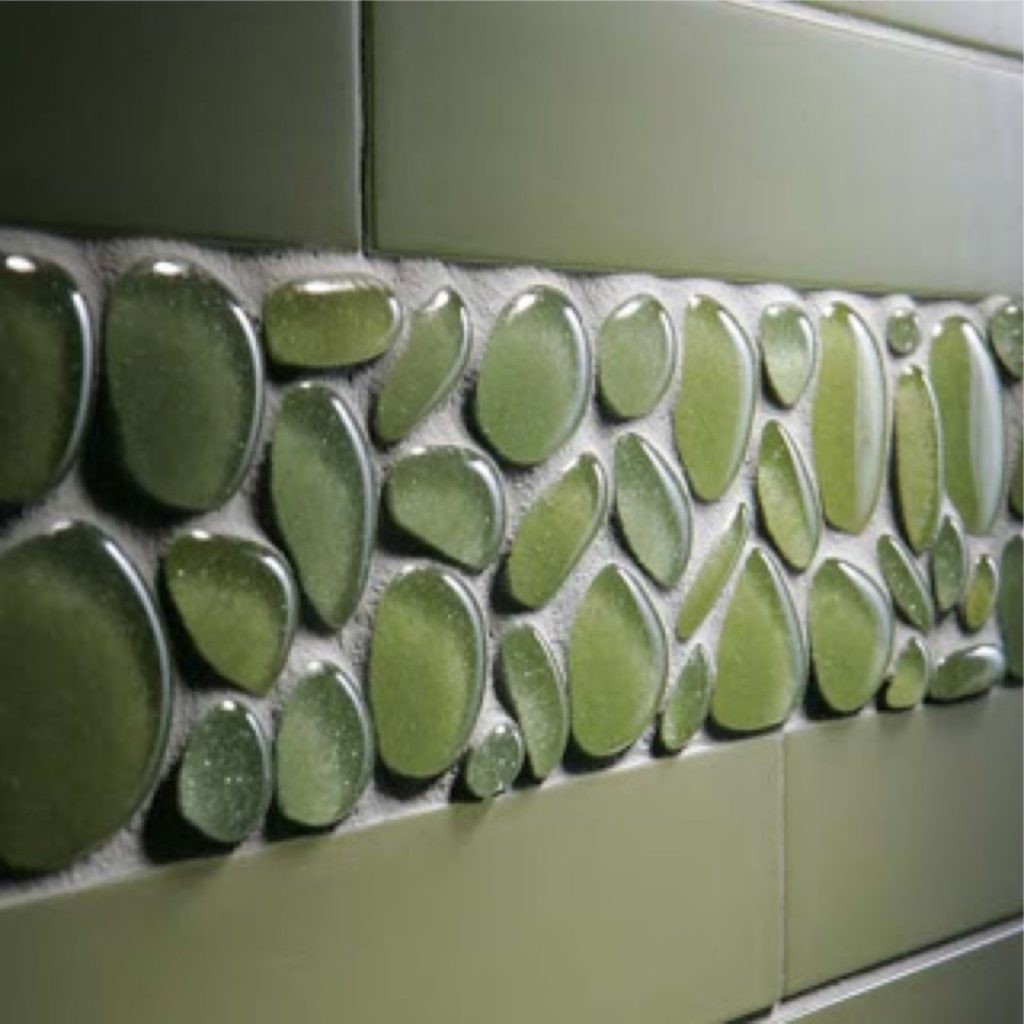 Border tiles for bathrooms