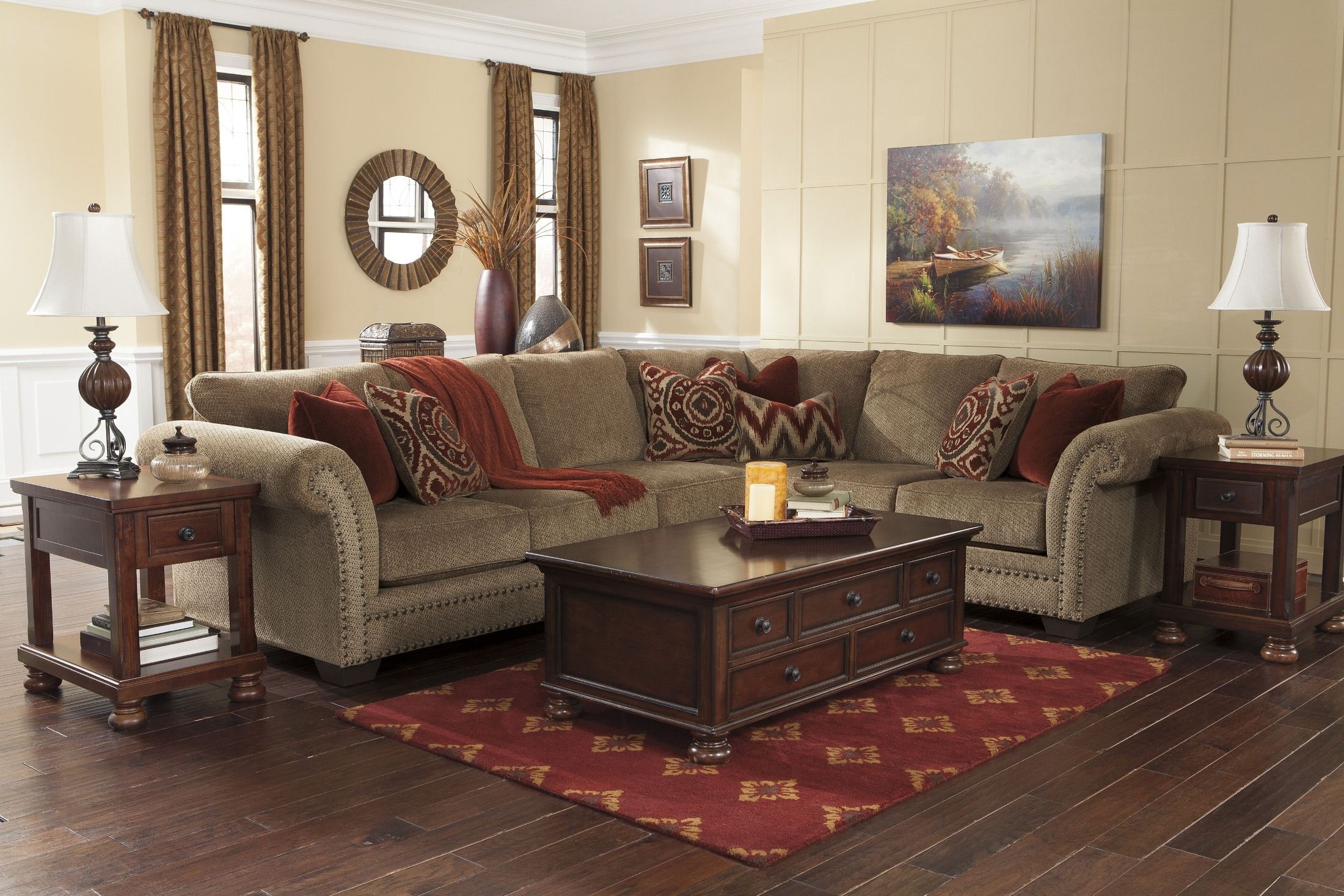 oversized chenille living room furniture