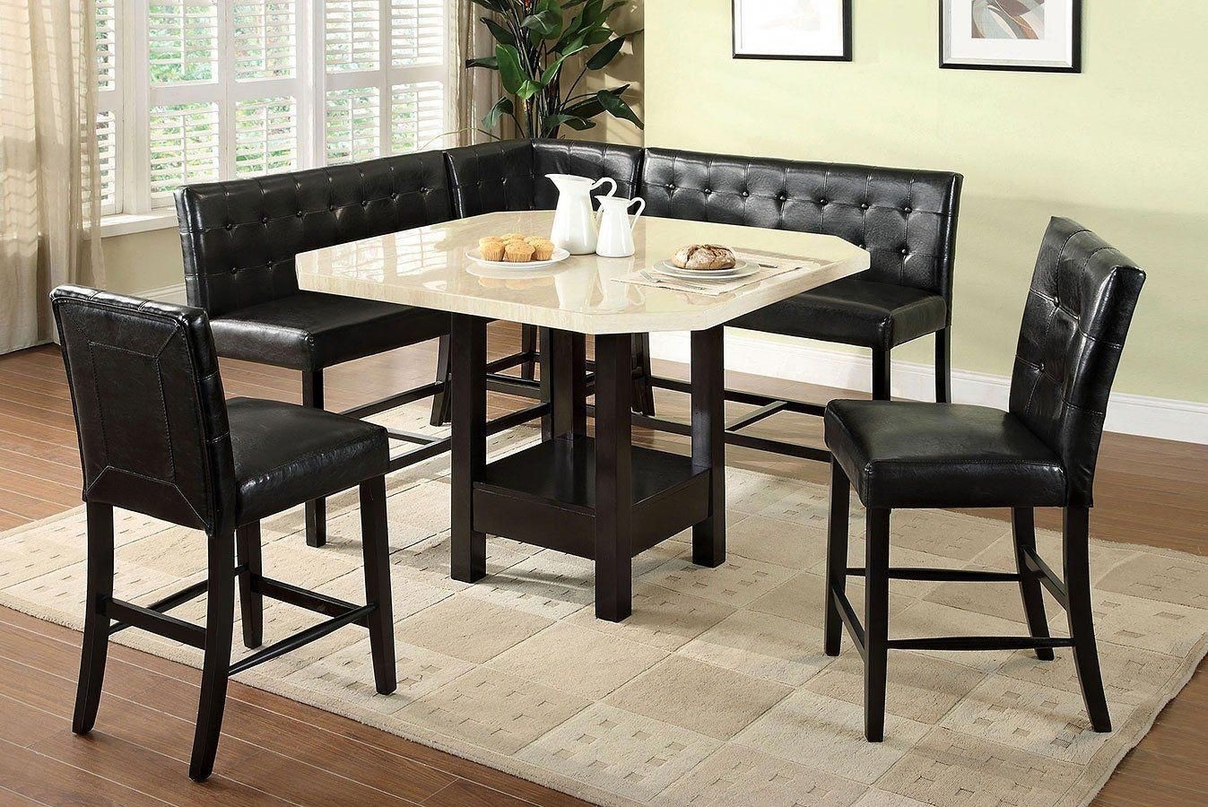 Counter height dining set outlet with bench seating