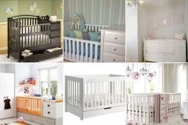 baby cot and drawer set