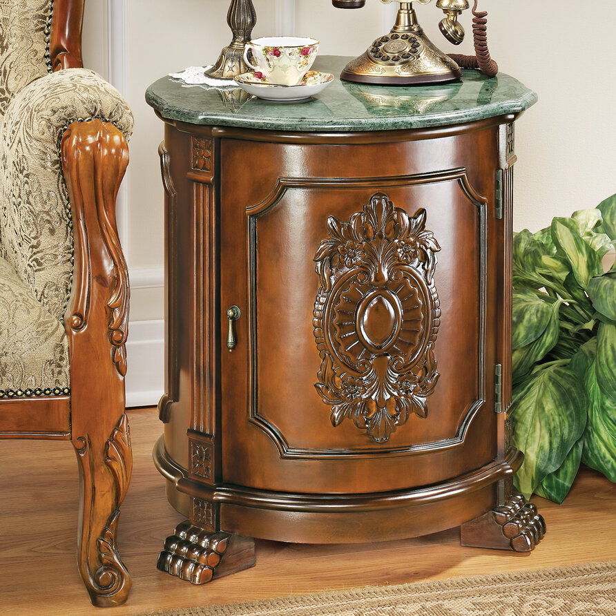 Design Toscano AE6574 Tambour Manor End Table