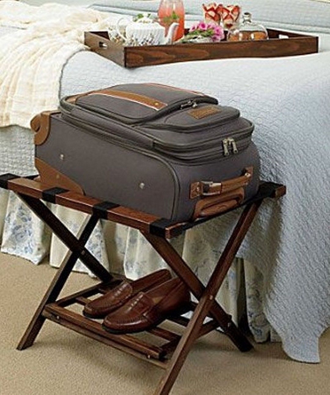 Folding luggage racks 2