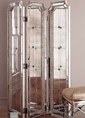 Mirrored Room Divider Screen - Foter