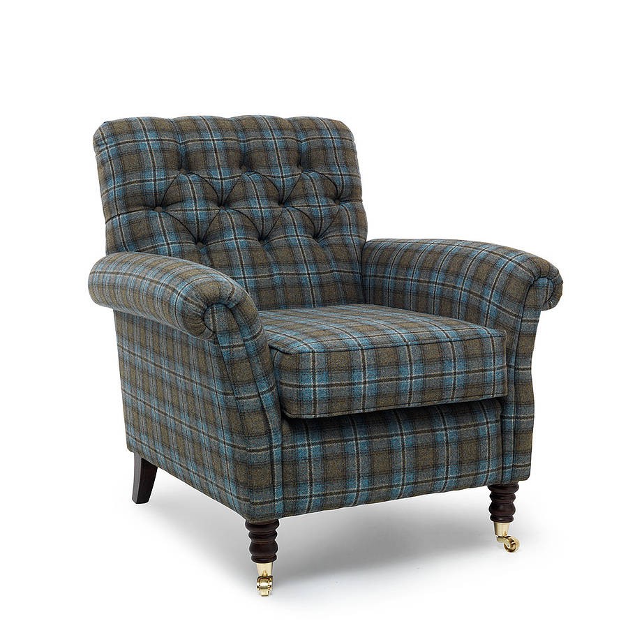 tartan occasional chair