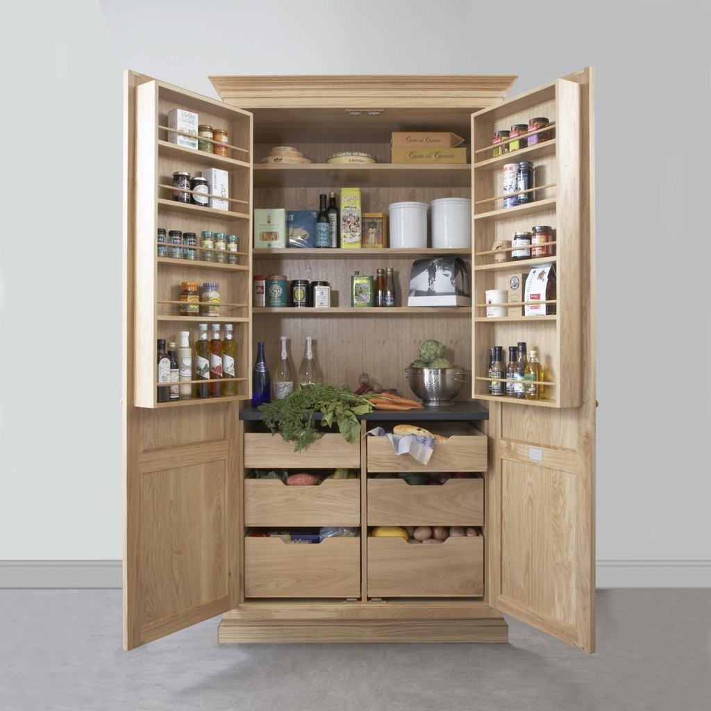 Solid wood deals pantry storage cabinet