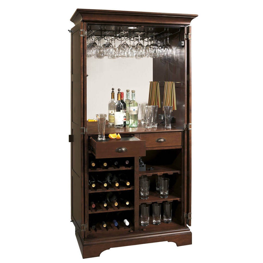 Old fashioned liquor cabinet
