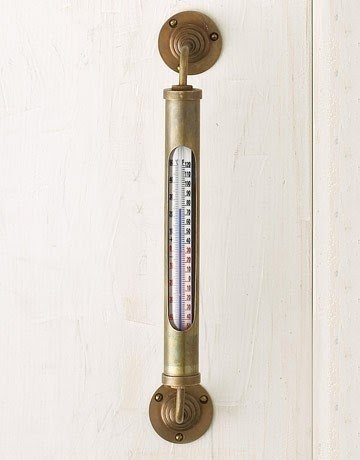 Outdoor thermometer decorative