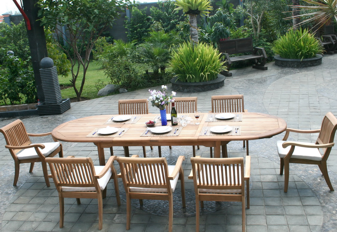 Extra Large Oval Dining Room Table