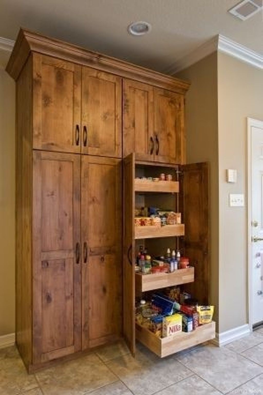 Oak Pantry Storage Cabinets Foter