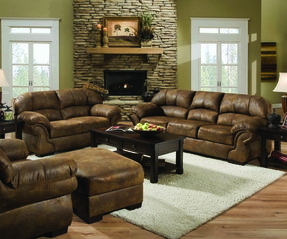 Ay Furniture Sofas Foter Pinto Leather Look Fabric Sofa And Loveseat Set