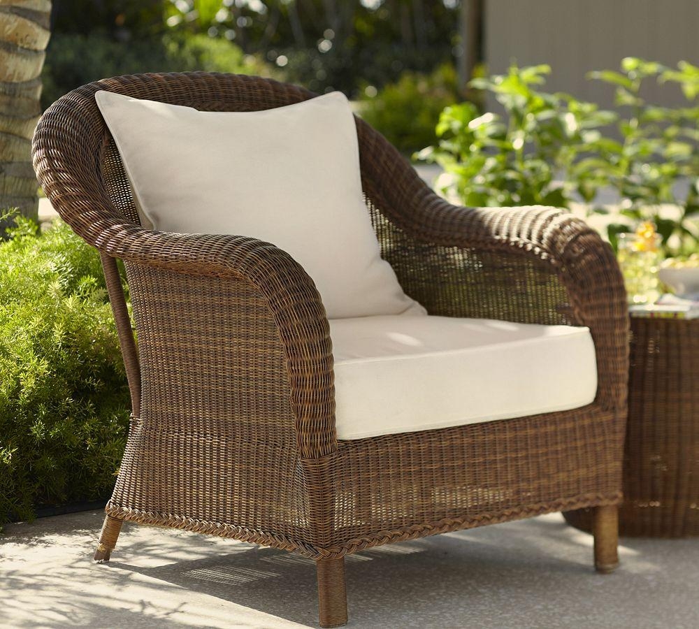 High Back Wicker Chairs Ideas On Foter   Pottery Barn Honey Wicker Chair 