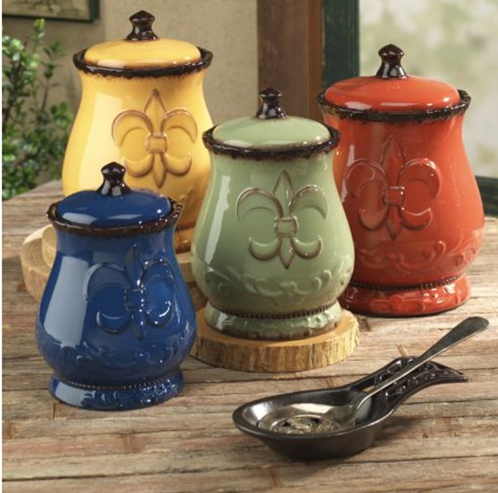 Unique Kitchen Canisters Sets Ideas On Foter   Purple Kitchen Canisters 