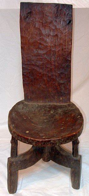 Rare antique hand carved chair from ethiopia this specimen measures