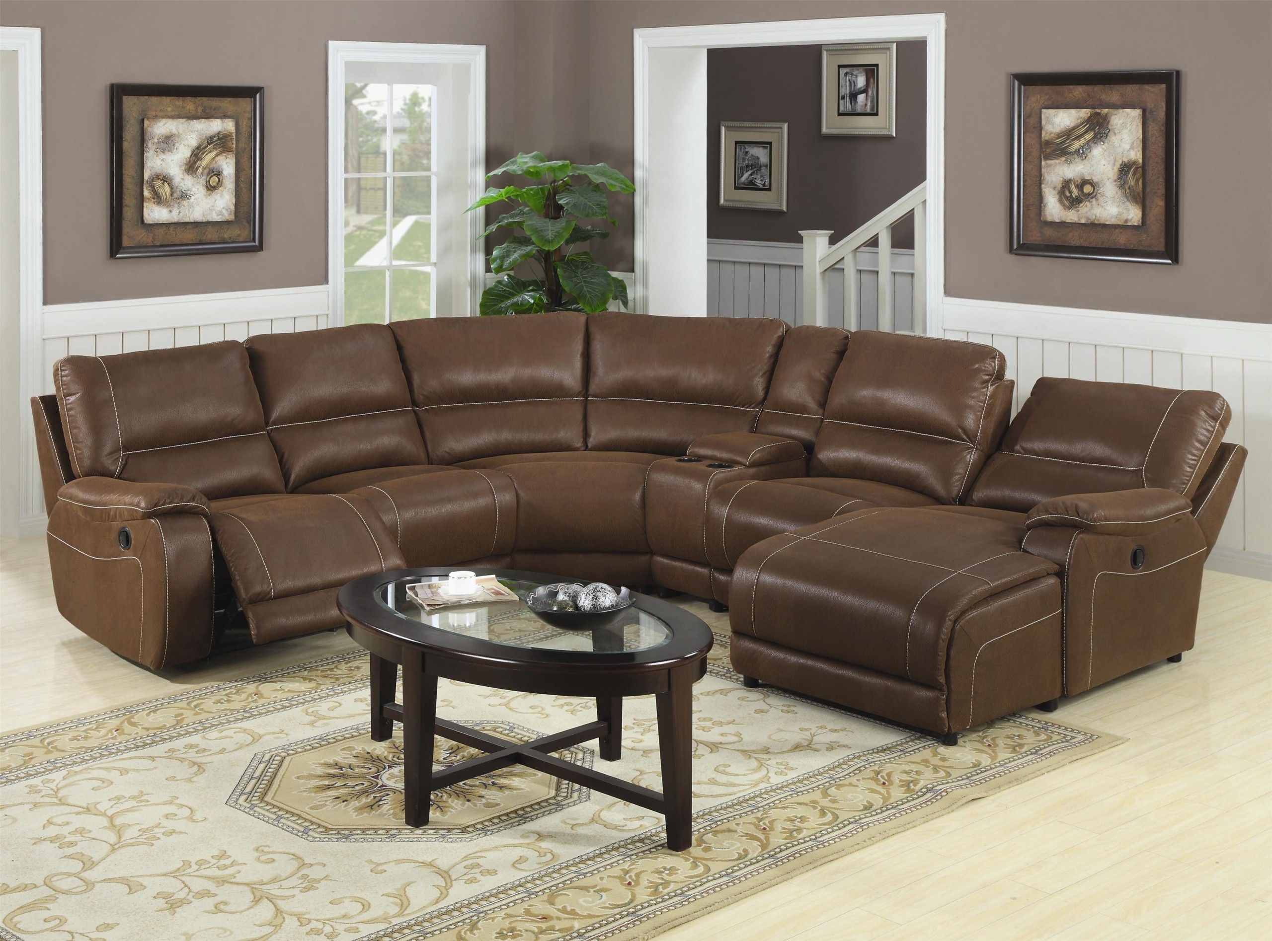 Recliner with chaise