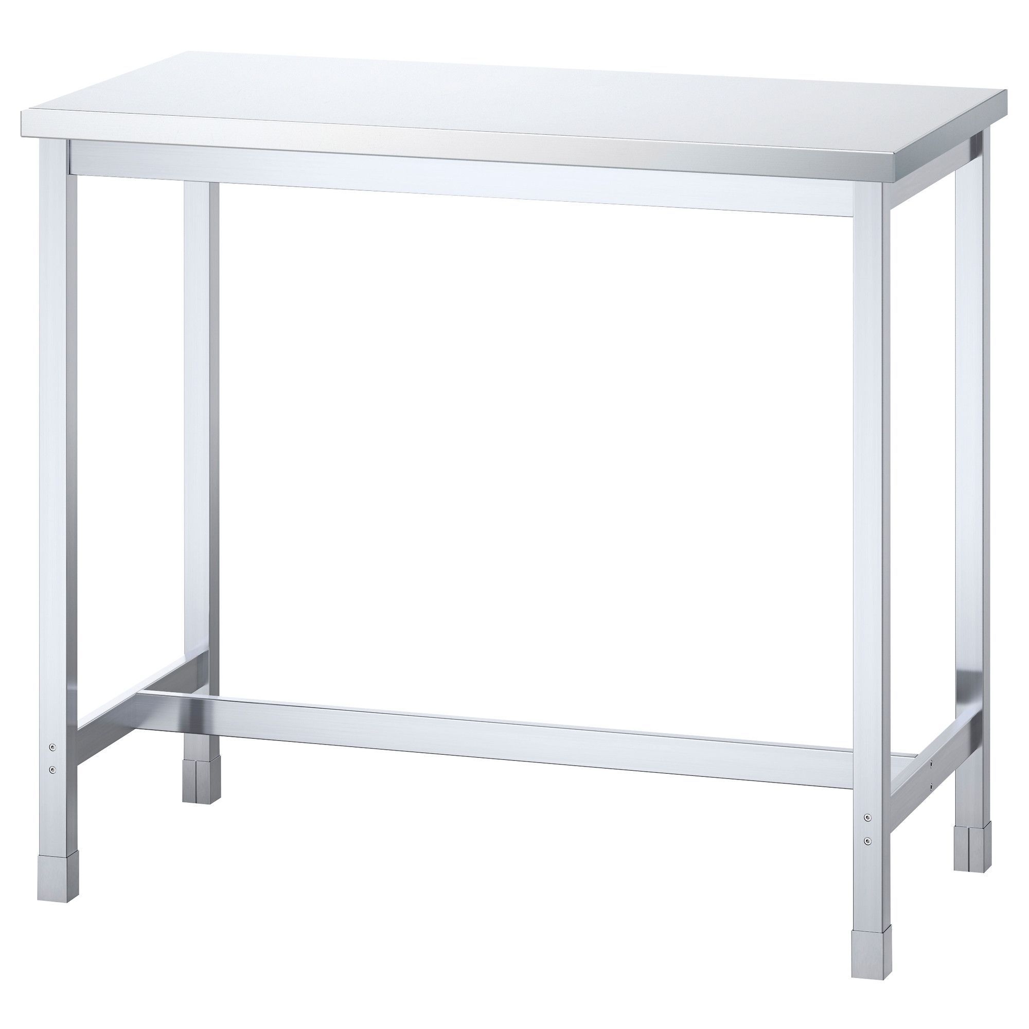 Rectangular bar height table