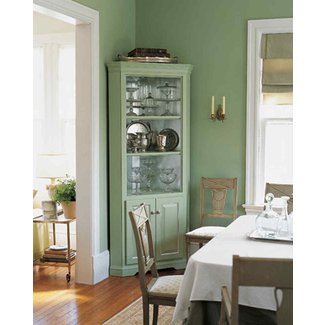 Corner Cabinet Dining Room - My Practically Free Dining Room Cabinet - The Golden Sycamore / The number of shelves in a curio cabinet varies.