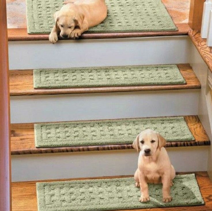 Stair treads carpet non slip 1