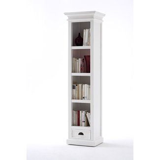 tall narrow bookcase argos