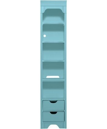 Tall narrow shelving unit
