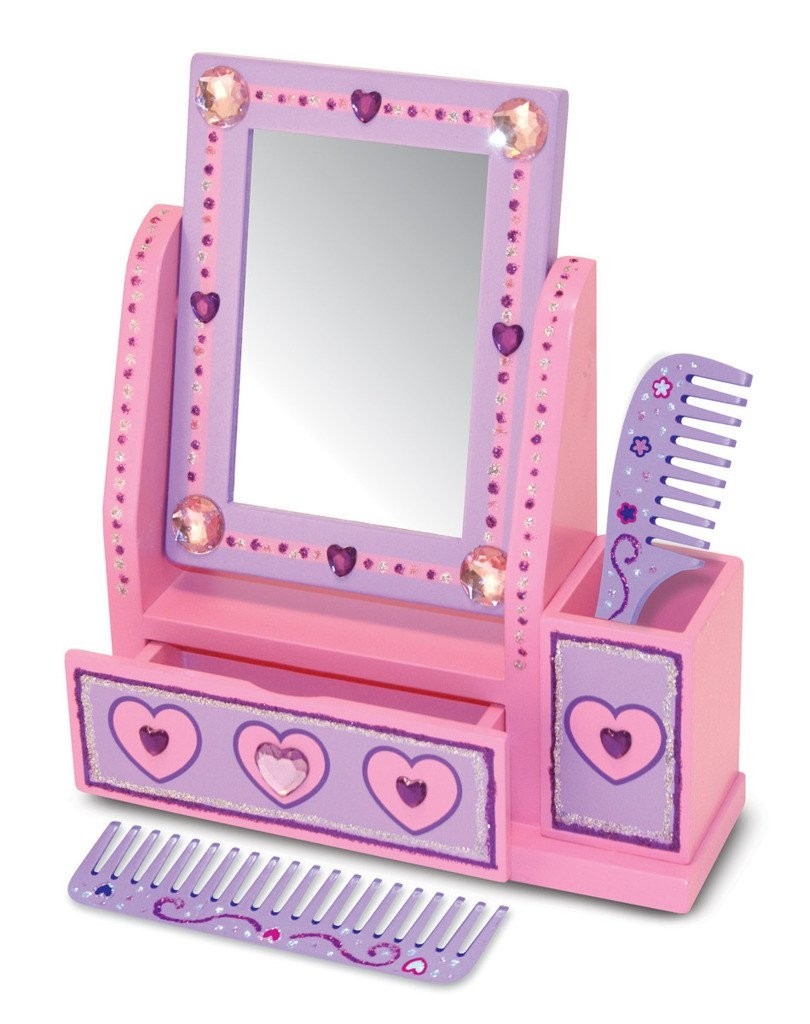 Little Girl Vanity Table Ideas On Foter   Vanity Set For Girl 