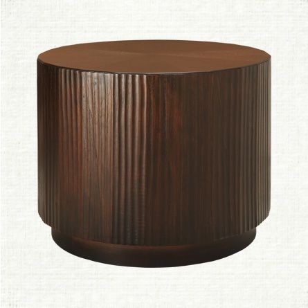View the valeta brown end table from arhaus with its