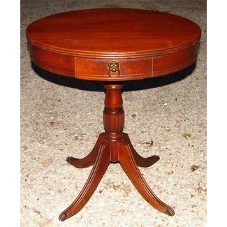 Round Drum End Table Ideas On Foter