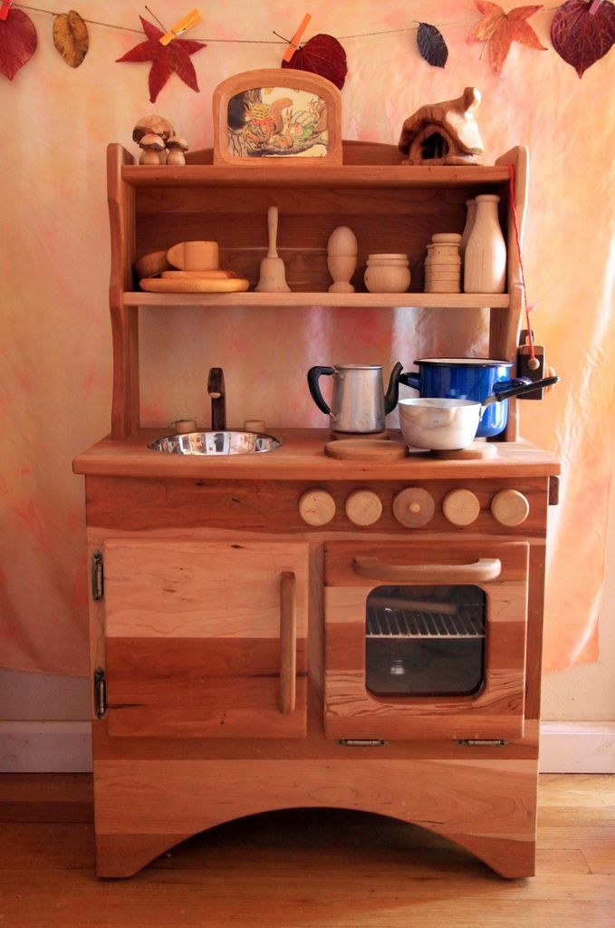 Waldorf wooden play kitchen i really want aysh to build