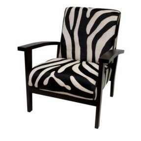 Zebra plantation armchair